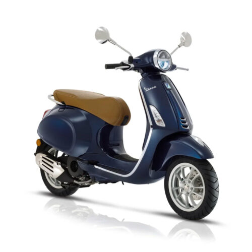Vespa 125 primavera blu Positano Rent a Scooter